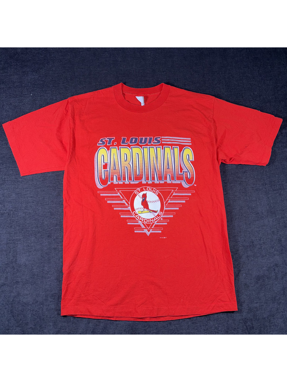 Vintage St. Louis Cardinals Red Graphic T-Shirt, XL
